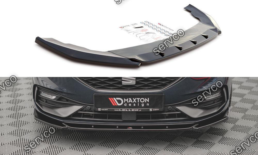 Prelungire splitter bara fata Seat Leon FR Mk4 2020- v11 - Maxton Design