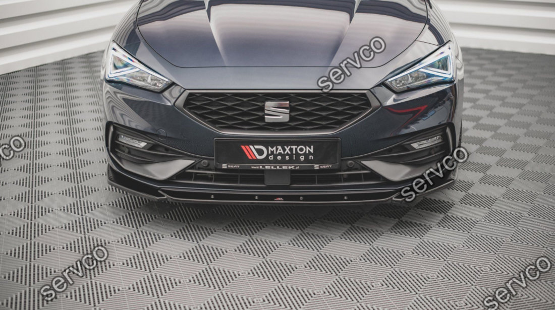 Prelungire splitter bara fata Seat Leon FR Mk4 2020- v11 - Maxton Design