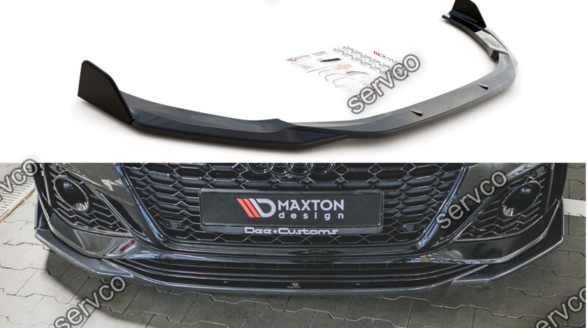 Prelungire splitter bara fata si flapsuri Audi RS5 F5 Facelift 2019- v12 - Maxton Design