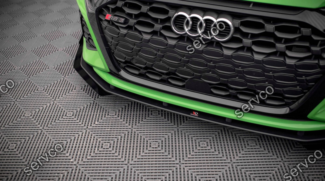 Prelungire splitter bara fata si flapsuri Audi RS3 Sportback 8Y 2020- v8 - Maxton Design