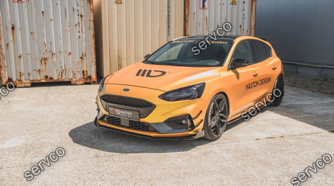 Prelungire splitter bara fata si flapsuri Ford Focus ST ST-Line Mk4 2018- v45 - Maxton Design