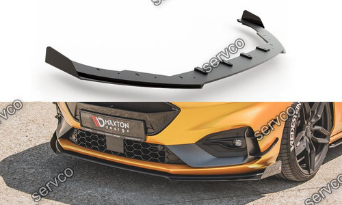 Prelungire splitter bara fata si flapsuri Ford Focus ST ST-Line Mk4 2018- v45 - Maxton Design