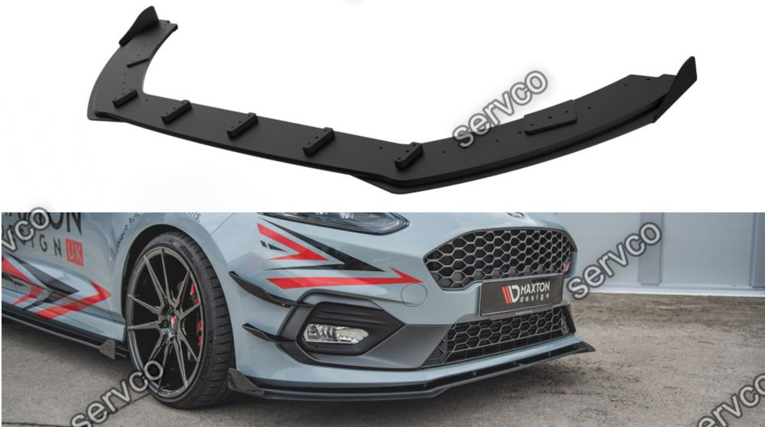 Prelungire splitter bara fata si flapsuri Ford Fiesta Mk 8 ST ST-Line 2017- v25 - Maxton Design