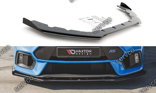 Prelungire splitter bara fata si flapsuri Ford Focus RS Mk3 2015-2018 v49 - Maxton Design