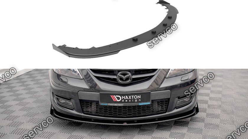 Prelungire splitter bara fata si flapsuri Mazda 3 MPS Mk1 2006-2008 v9 - Maxton Design