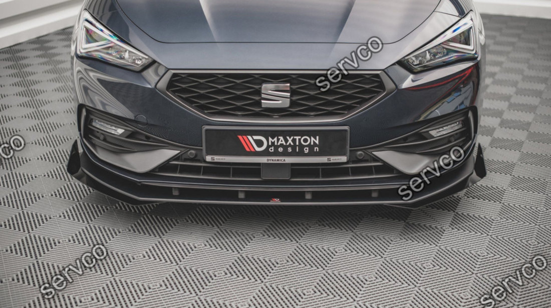 Prelungire splitter bara fata si flapsuri Seat Leon FR Mk4 2020- v15 - Maxton Design