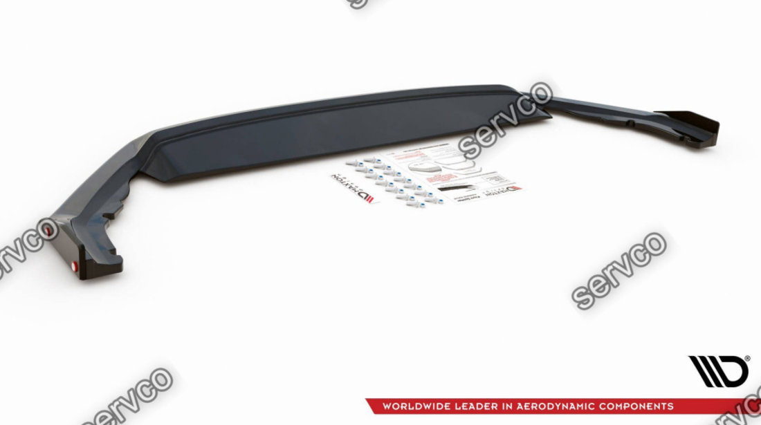 Prelungire splitter bara fata si flapsuri Skoda Octavia RS Mk4 2020- v12 - Maxton Design