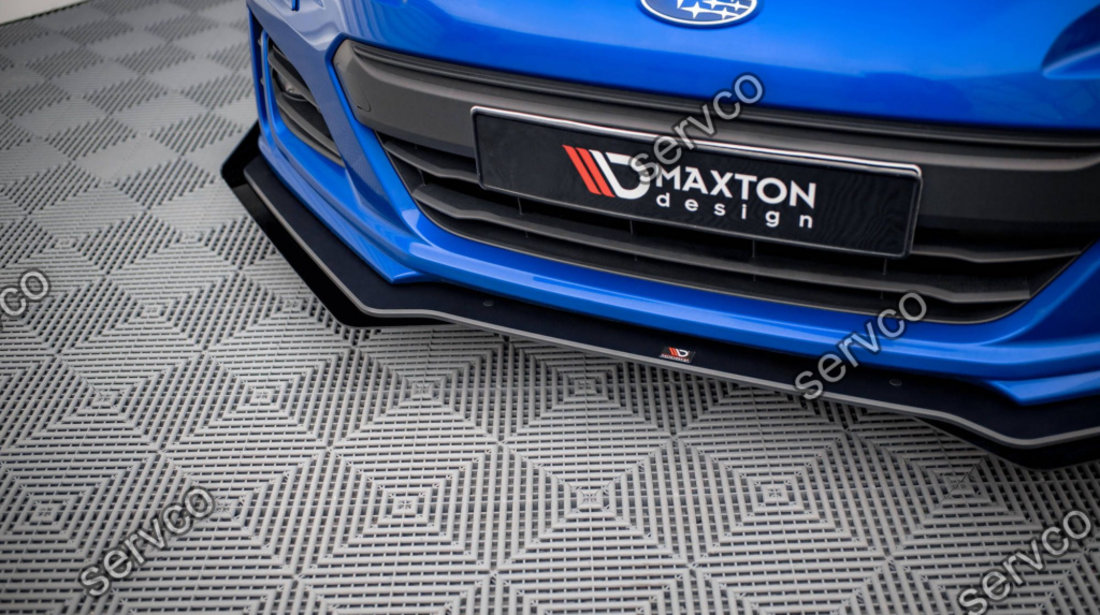 Prelungire splitter bara fata si flapsuri Subaru BRZ Mk1 Facelift 2017-2020 v10 - Maxton Design