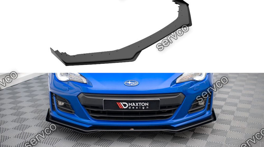 Prelungire splitter bara fata si flapsuri Subaru BRZ Mk1 Facelift 2017-2020 v10 - Maxton Design