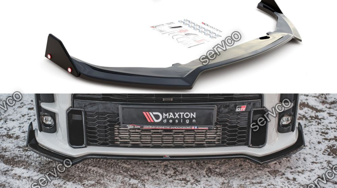 Prelungire splitter bara fata si flapsuri Toyota GR Yaris Mk4 2020- v3 - Maxton Design