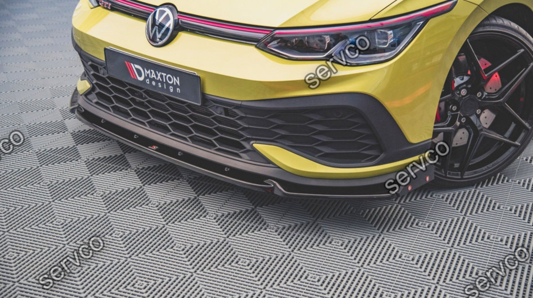 Prelungire splitter bara fata si flapsuri Volkswagen Golf 8 GTI Clubsport 2020- v12 - Maxton Design