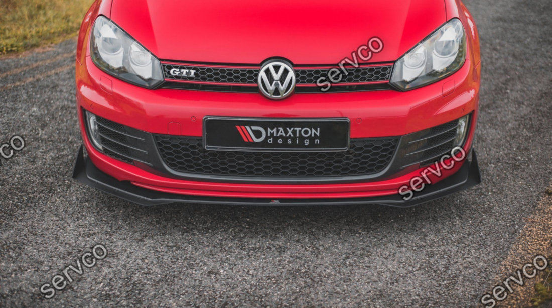 Prelungire splitter bara fata si flapsuri Volkswagen Golf GTI Mk6 2008-2012 v11 - Maxton Design