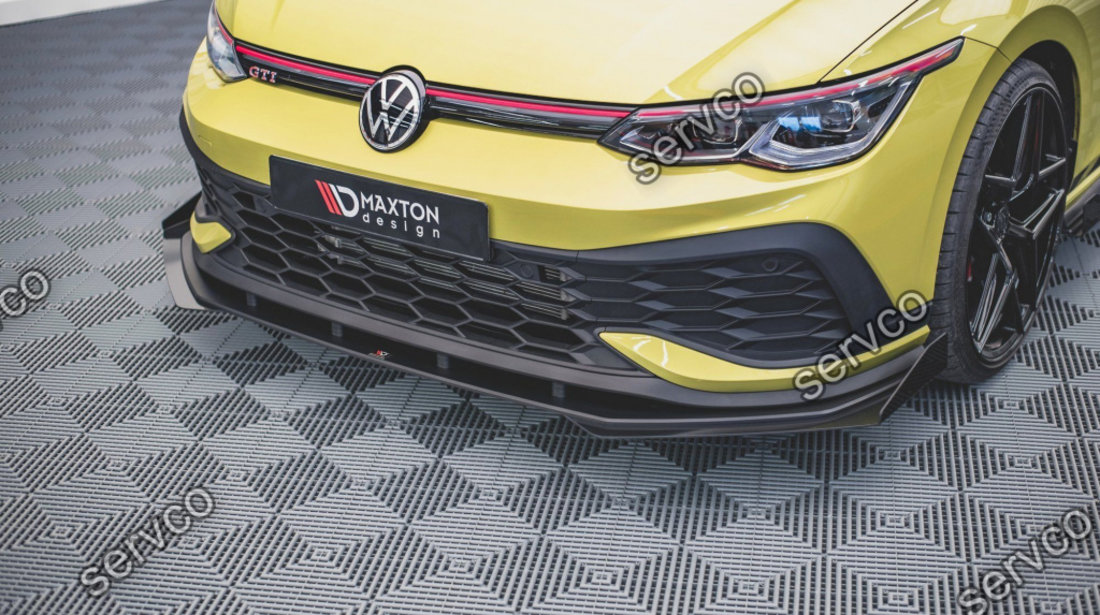 Prelungire splitter bara fata si flapsuri Volkswagen Golf 8 GTI Clubsport 2020- v17 - Maxton Design