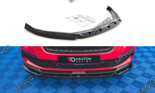 Prelungire splitter bara fata Skoda Kamiq 2019- v1 - Maxton Design