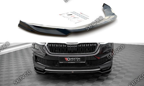 Prelungire splitter bara fata Skoda Kodiaq Mk1 Facelift 2019- v3 - Maxton Design