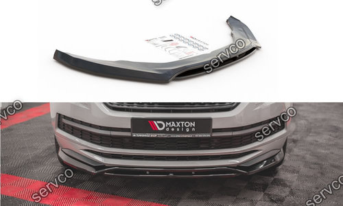 Prelungire splitter bara fata Skoda Kodiaq Mk1 Sportline 2016- v1 - Maxton Design