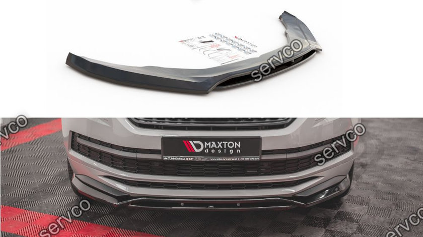 Prelungire splitter bara fata Skoda Kodiaq Mk1 Sportline 2016- v1 - Maxton Design