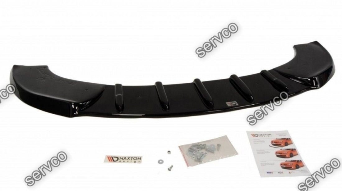 Prelungire splitter bara fata Skoda Octavia Mk2 RS 2005-2008 v5 - Maxton Design