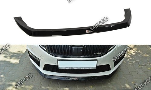 Prelungire splitter bara fata Skoda Octavia Mk3 RS 2013- v8 - Maxton Design
