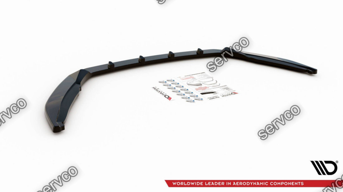 Prelungire splitter bara fata Skoda Octavia Mk3 Facelift 2016-2020 v18 - Maxton Design