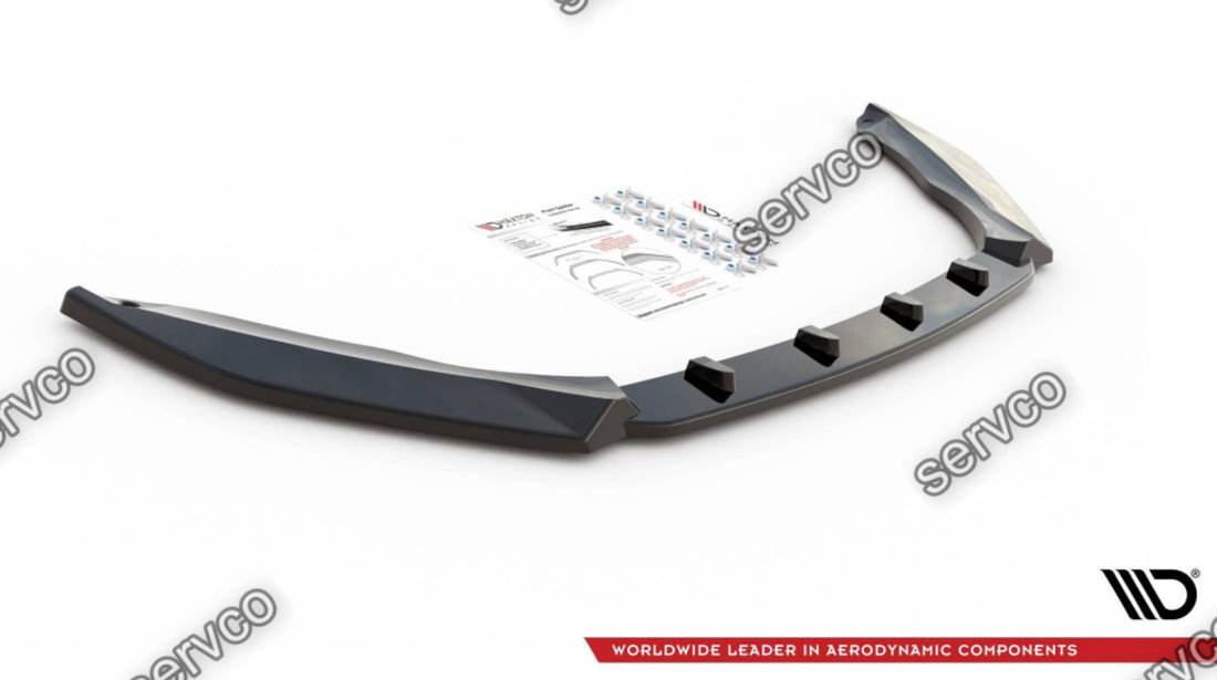 Prelungire splitter bara fata Skoda Octavia RS Mk3 2013-2016 v13 - Maxton Design