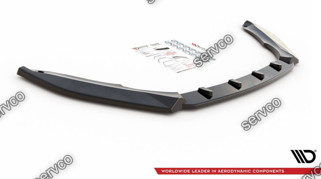 Prelungire splitter bara fata Skoda Octavia RS Mk3 Facelift 2016-2019 v16 - Maxton Design