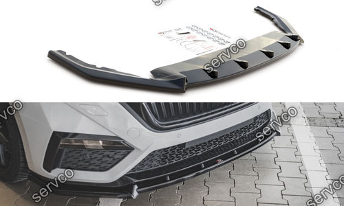 Prelungire splitter bara fata Skoda Octavia RS Mk4 2020- v10 - Maxton Design
