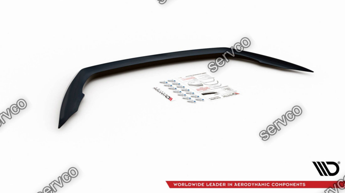 Prelungire splitter bara fata Skoda Octavia RS Mk3 Facelift 2016-2019 v15 - Maxton Design