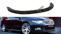 Prelungire splitter bara fata Skoda Superb Mk2 200...