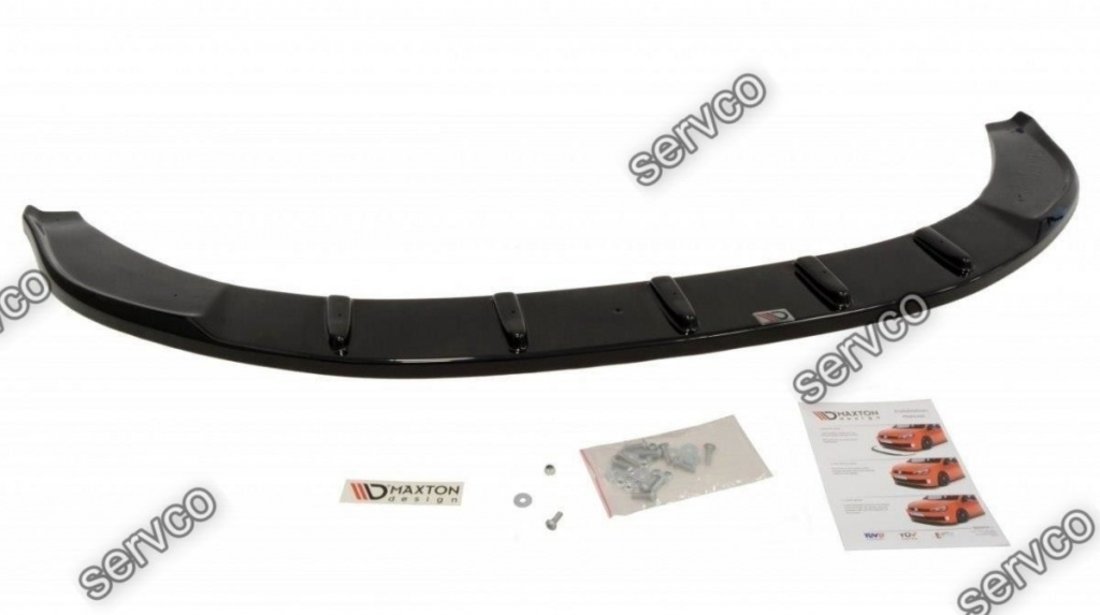 Prelungire splitter bara fata Skoda Superb Mk2 2008-2013 v2 - Maxton Design