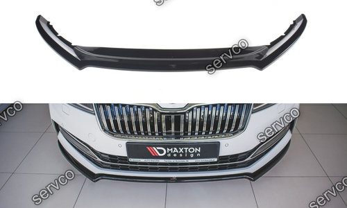 Prelungire splitter bara fata Skoda Superb Mk3 Facelift 2019- v8 - Maxton Design