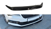 Prelungire splitter bara fata Skoda Superb Mk3 201...