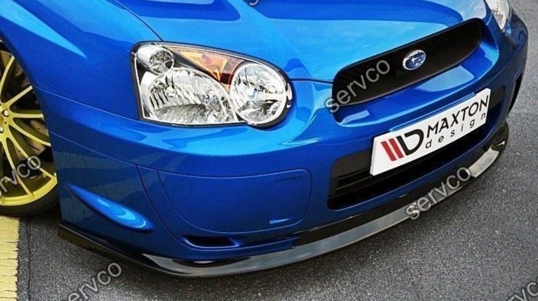 Prelungire splitter bara fata Subaru Impreza WRX STI Blobeye 2003-2006 v3 - Maxton Design