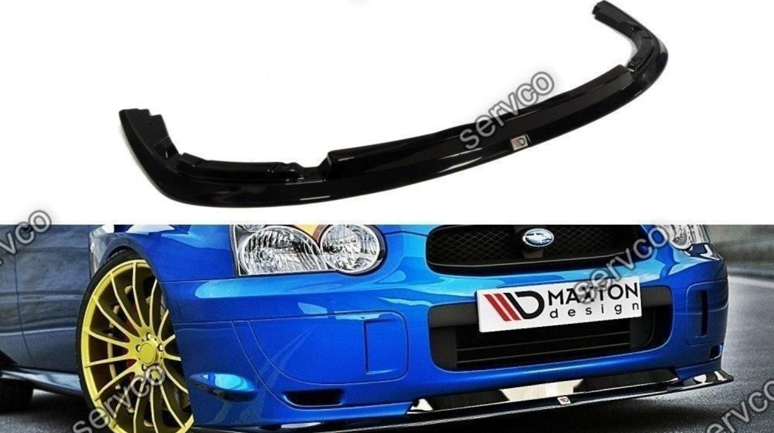 Prelungire splitter bara fata Subaru Impreza WRX STI Blobeye 2003-2006 v3 - Maxton Design