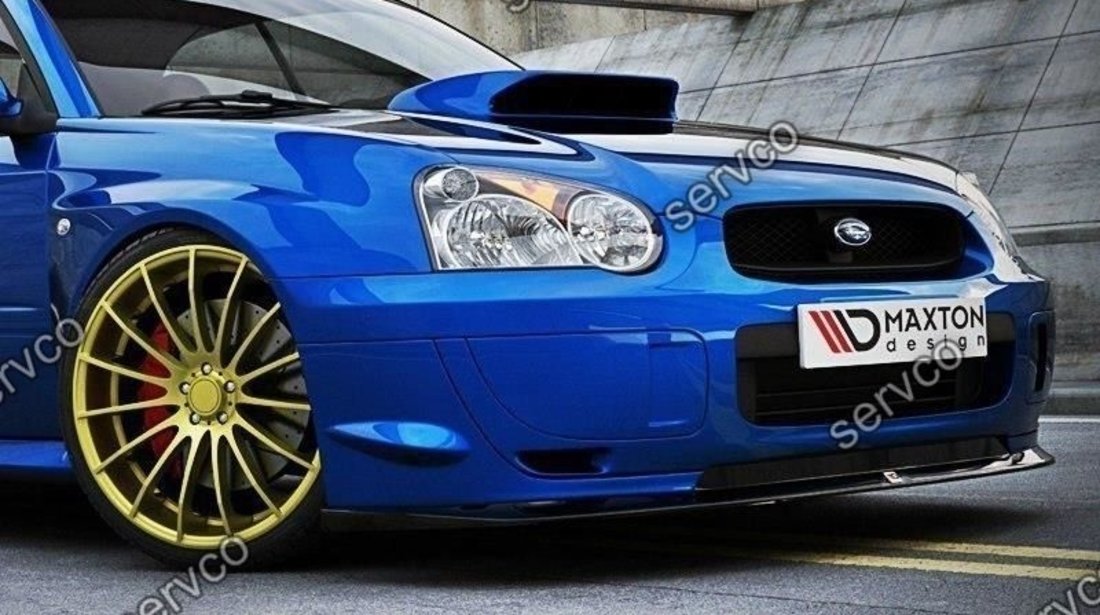 Prelungire splitter bara fata Subaru Impreza WRX STI Blobeye 2003-2006 v3 - Maxton Design