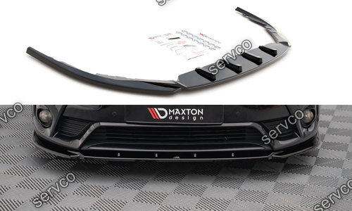 Prelungire splitter bara fata Toyota Avensis Mk3 Facelift 2015-2018 v2 - Maxton Design
