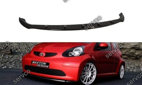 Prelungire splitter bara fata Toyota Aygo Mk1 2005-2009 v1 - Maxton Design
