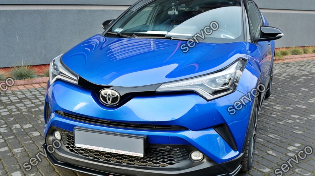 Prelungire splitter bara fata Toyota CH-R 2016- v1 - Maxton Design