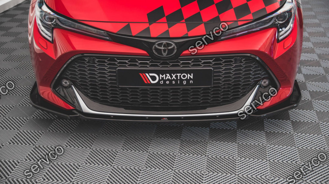 Prelungire splitter bara fata Toyota Corolla GR Sport Hatchback XII 2019- v4 - Maxton Design