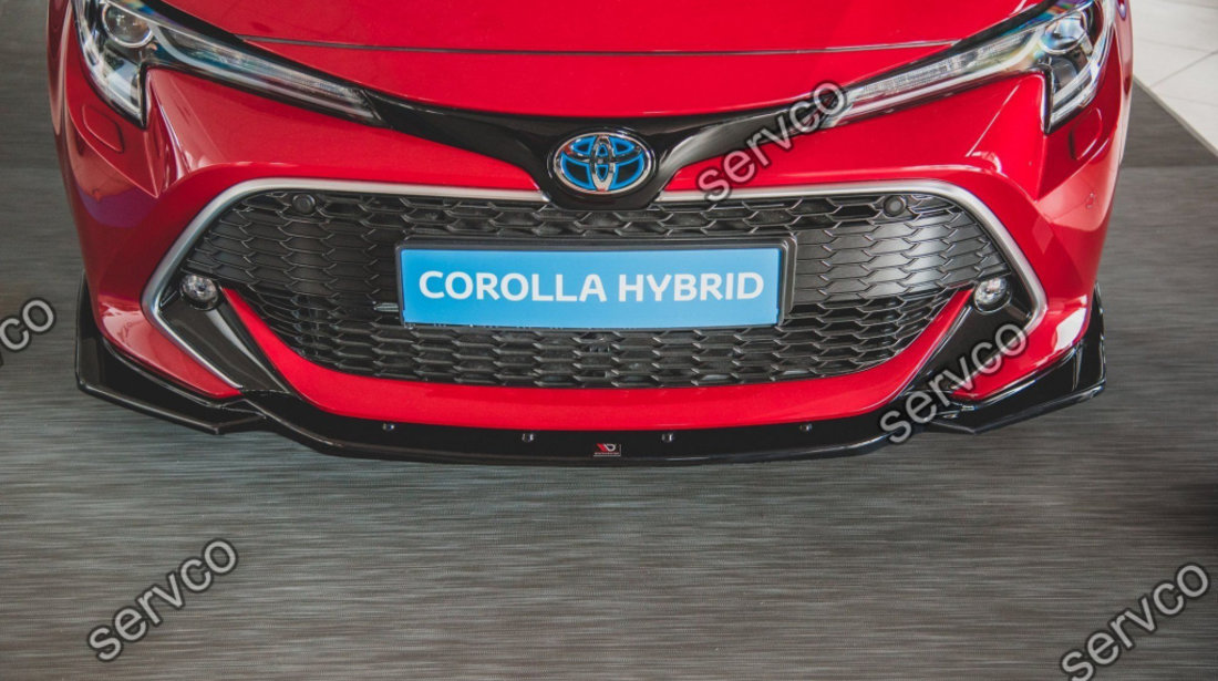 Prelungire splitter bara fata Toyota Corolla XII Touring Sports Hatchback 2019- v3 - Maxton Design
