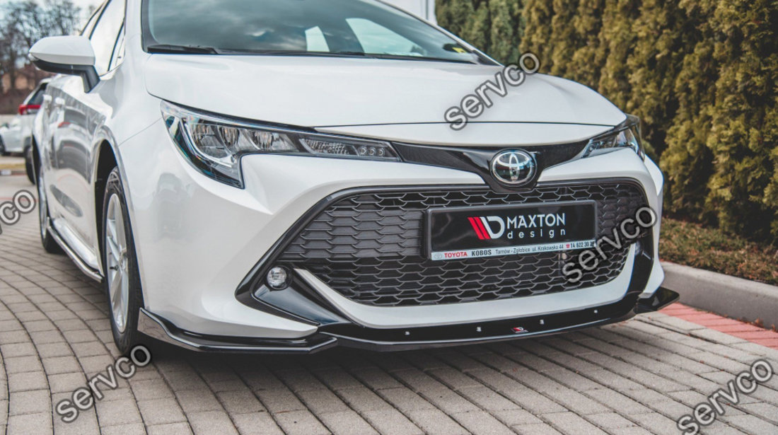 Prelungire splitter bara fata Toyota Corolla XII Touring Sports Hatchback 2019- v3 - Maxton Design