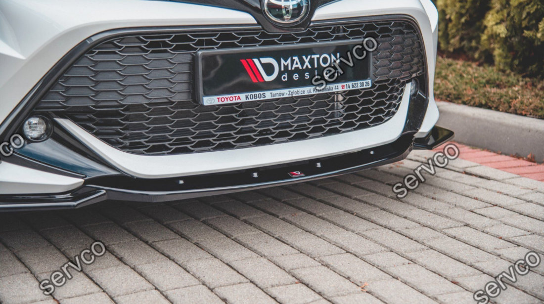 Prelungire splitter bara fata Toyota Corolla XII Touring Sports Hatchback 2019- v3 - Maxton Design