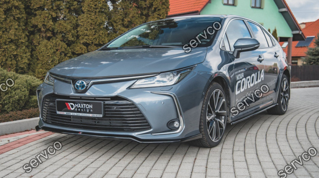 Prelungire splitter bara fata Toyota Corolla XII Sedan 2019- v1 - Maxton Design