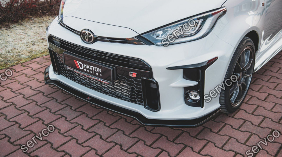 Prelungire splitter bara fata Toyota GR Yaris Mk4 2020- v1 - Maxton Design