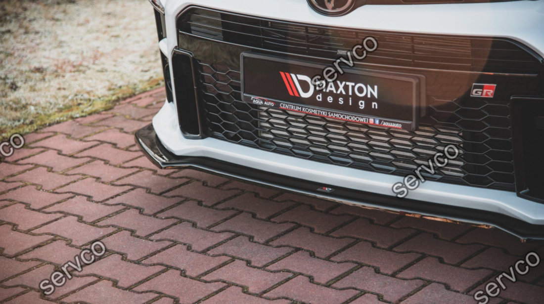 Prelungire splitter bara fata Toyota GR Yaris Mk4 2020- v1 - Maxton Design