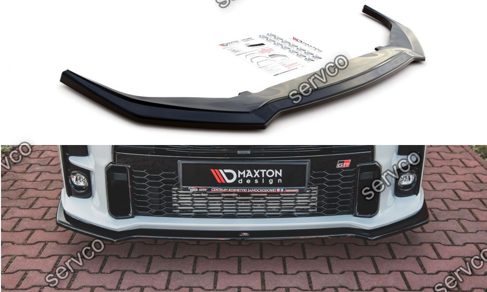 Prelungire splitter bara fata Toyota GR Yaris Mk4 2020- v1 - Maxton Design