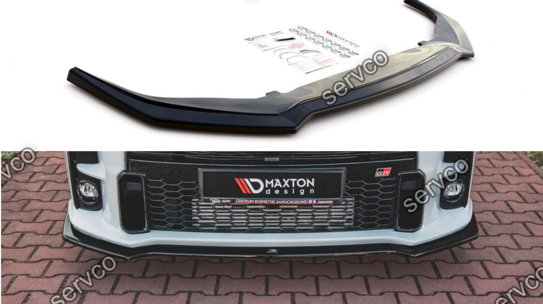 Prelungire splitter bara fata Toyota GR Yaris Mk4 2020- v1 - Maxton Design