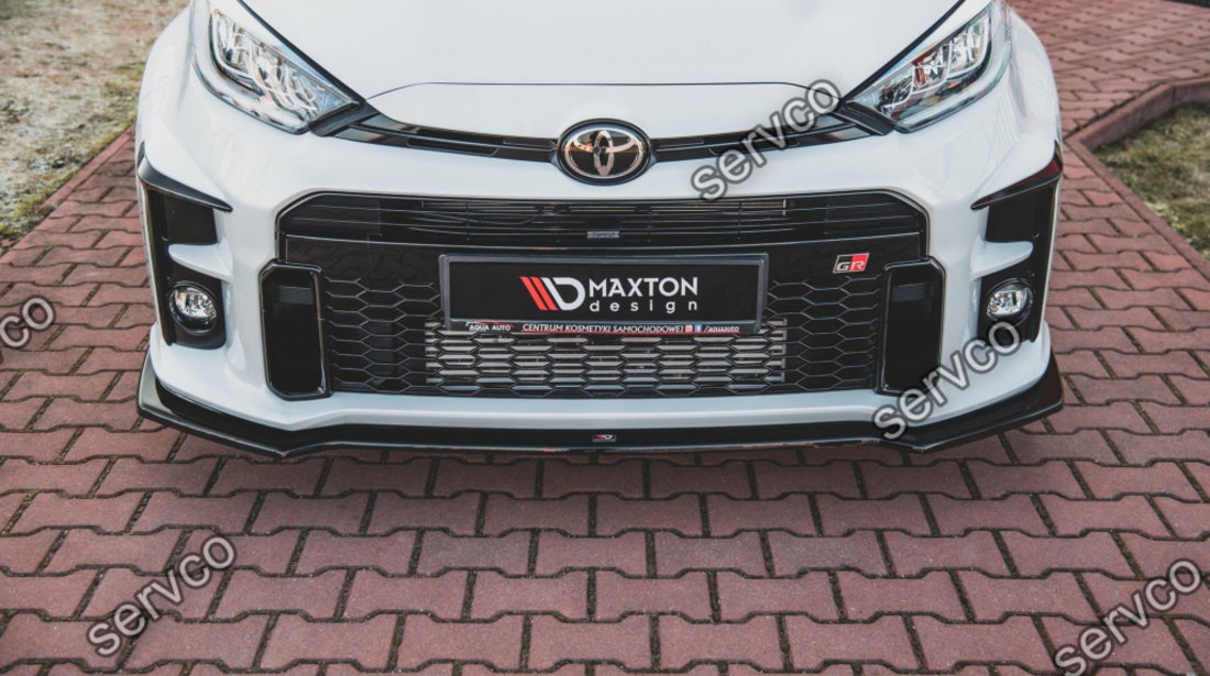 Prelungire splitter bara fata Toyota GR Yaris Mk4 2020- v1 - Maxton Design