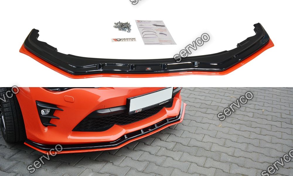 Prelungire splitter bara fata toyota gt86 facelift 2017- v8 - Maxton Design