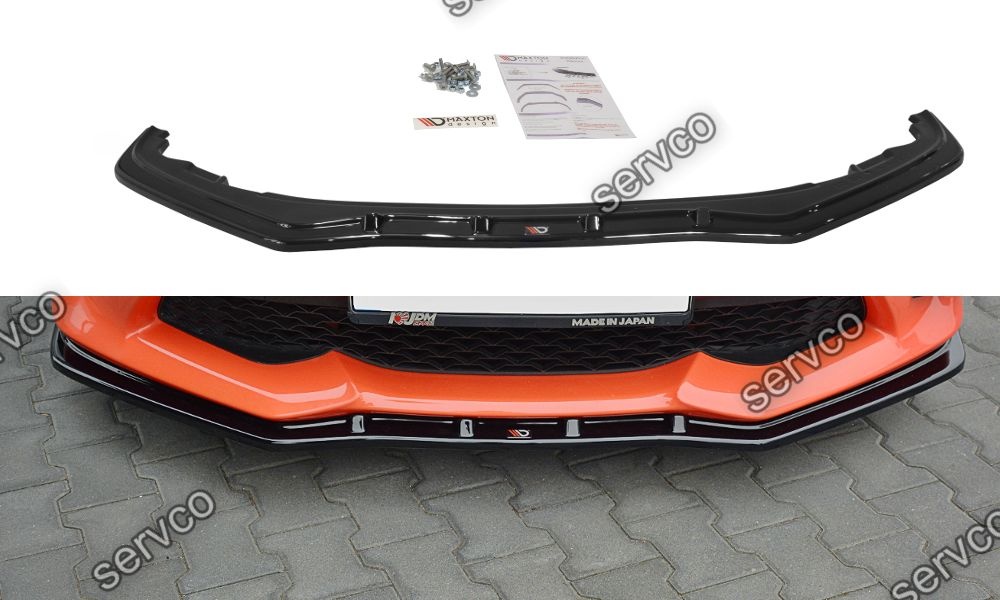 Prelungire splitter bara fata Toyota GT86 Facelift 2017- v7 - Maxton Design